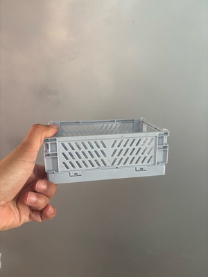 Storage box light grey used