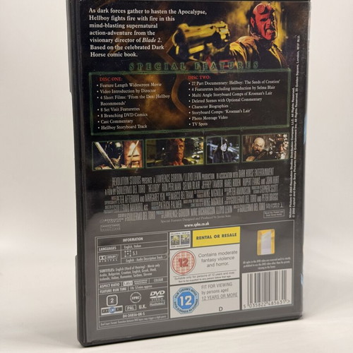 Hellboy DVD used with Greek subtitles
