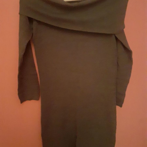 Kontatto short fitted dress brown, one size