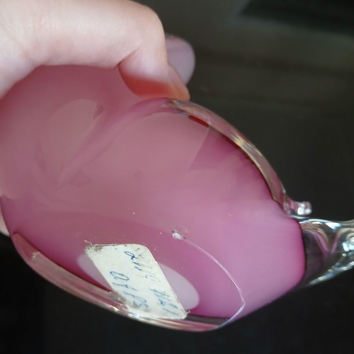 Murano glass vintage dove decoration used with minor damage