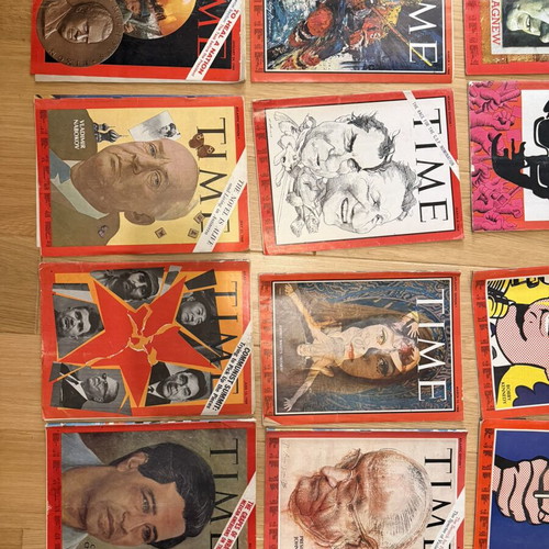 Time magazine vintage collection used, 49 issues from 60s and 70s