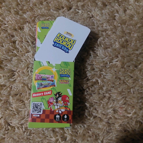 Sonic Koukouroukou memory cards new with instructions