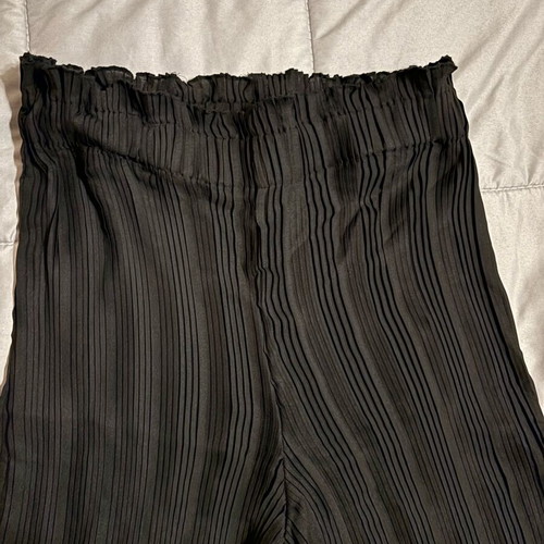 Black pleated SugarFree pants like new, size L/XL