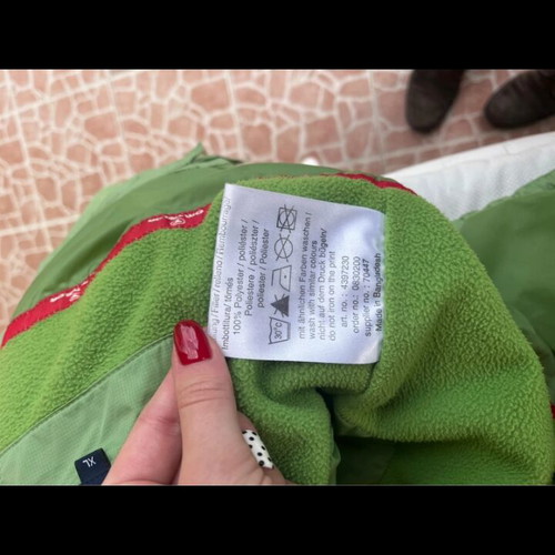 Saint Germain green quilted jacket used unisex oversized fit
