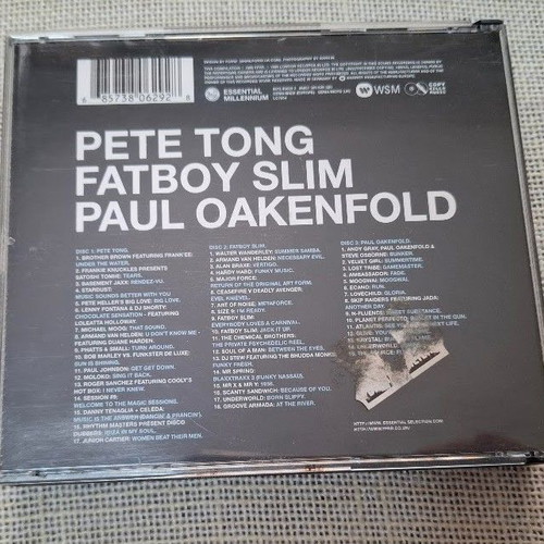 Pete Tong / Fatboy Slim / Paul Oakenfold Essential Millennium 3XCD electronic