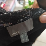 Mexx vintage midi φόρεμα σαν καινούργιο, μαύρο με ασημί shimmer