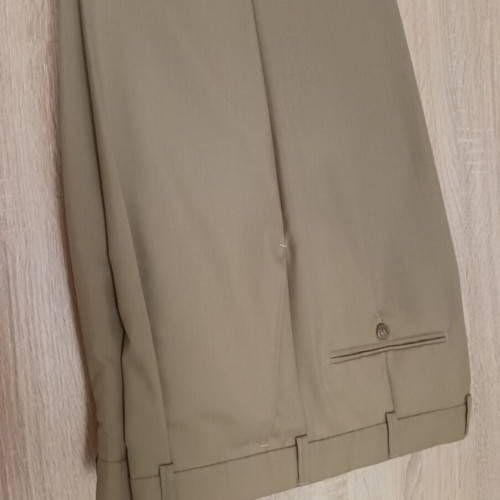 Delius men's suit new, size 52, wool cashmere blend beige