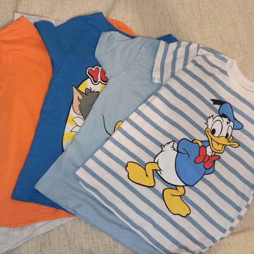Sinsay short-sleeve t-shirt set like new, size 104, boys