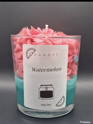 Watermelon scented candle