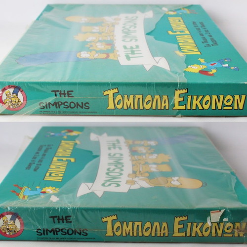 Vintage 1992 The Simpsons Tombola Bingo Board Game sealed
