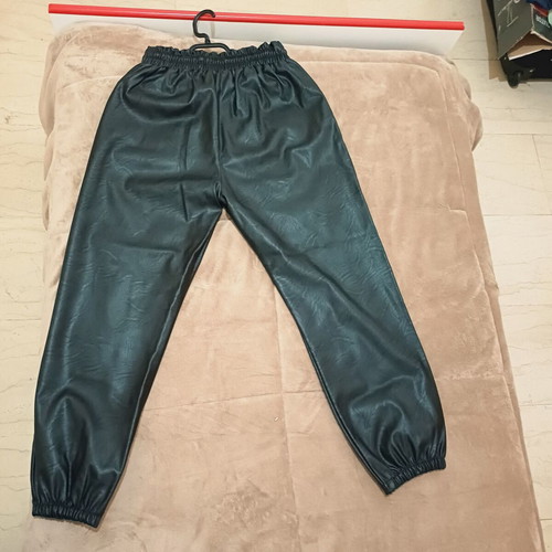 Leather pants like new, elastic with drawstring, size XXXL