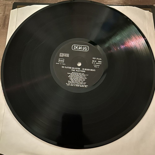 The Platters Collection vinyl record used with minor scratches