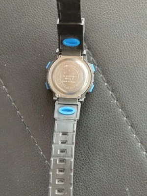 Children's multi function electronic watch like new, black and blue