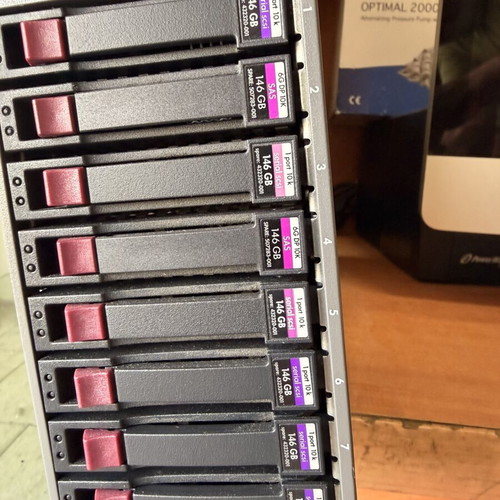 HP ProLiant DL380 G5 server used, Xeon Quad, 32GB RAM, 8x146GB SAS