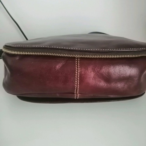 Enzo Angiolini shoulder bag used, brown-burgundy
