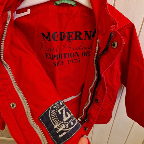 ZARA Baby Spring Jacket 6-9 Months like new, Red