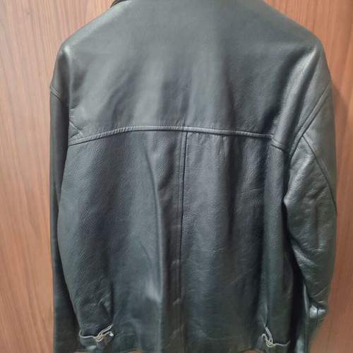 Jacket Wallace Sacks μαύρο δερμάτινο ανδρικό μέγεθος L μεταχειρισμένο