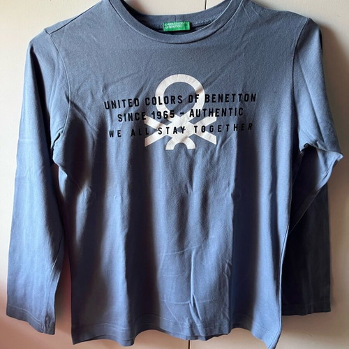 Benetton blue shirt for boy 10-11 years like new