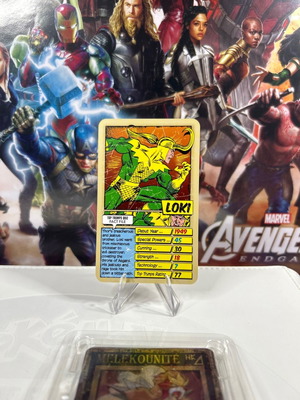 Top Trumps Marvel card Loki official, mint condition