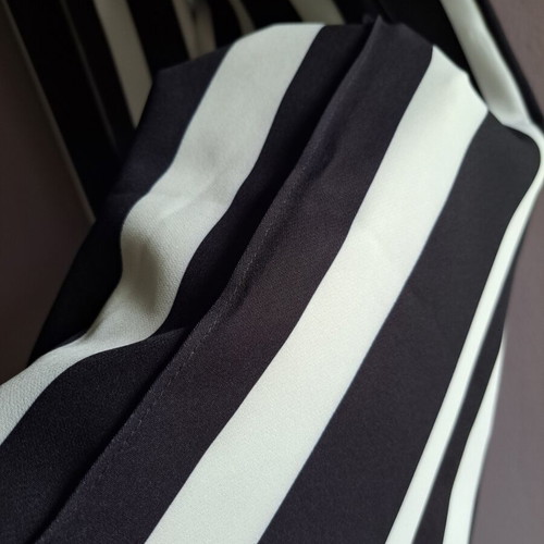 Frida Kahlo striped pants black and white new SheX