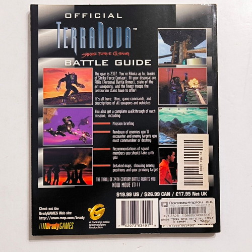 Strategy Guide Teranova like new, in English