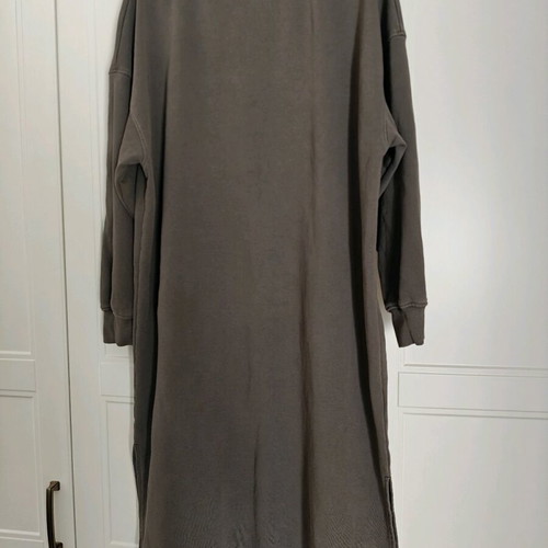 Sweatshirt long dress used, gray, XS