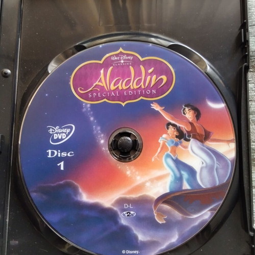 Walt Disney Aladdin DVD, dubbed with Greek subtitles