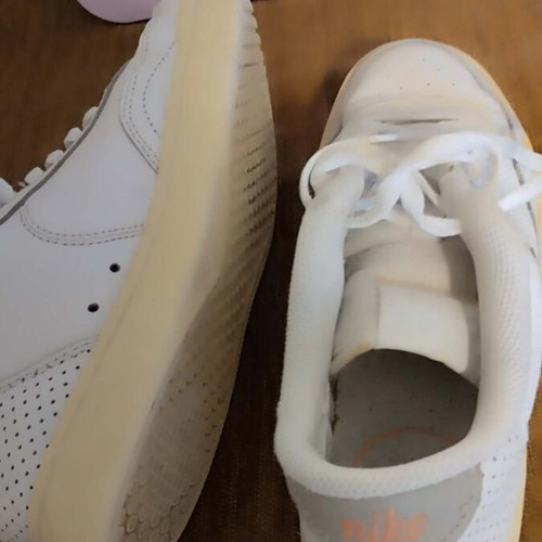 Nike white sneakers used, EU 36.5, casual athletic shoes
