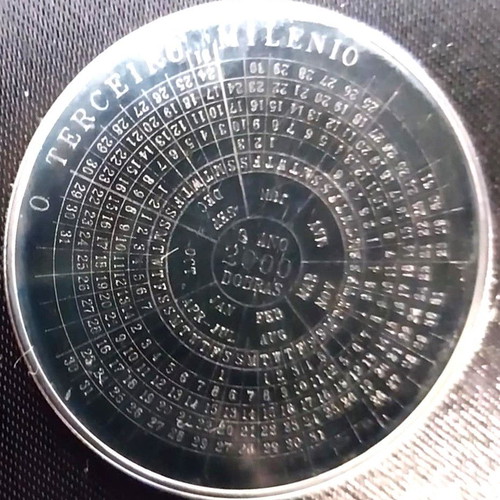 Commemorative coin Sao Tome and Principe new 1998 Milenio