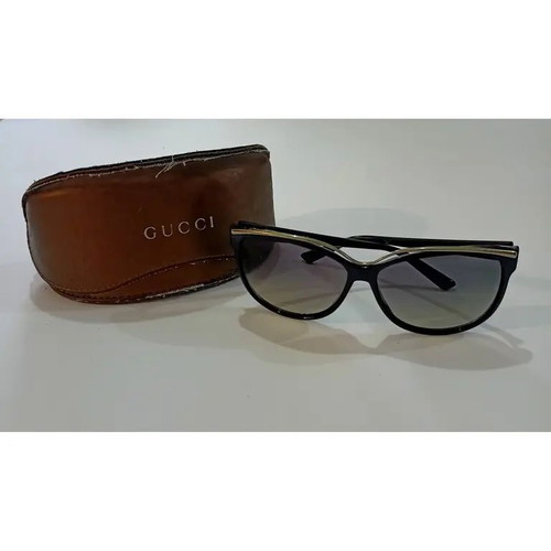 Gucci GG3155/S vintage sunglasses used, black and blue