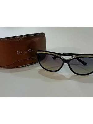 Gucci GG3155/S vintage sunglasses used, black and blue