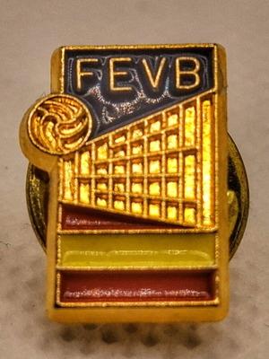 Collectible pin of Spanish Volleyball Federation like new