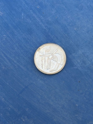 5 Pesetas coin used from Spain