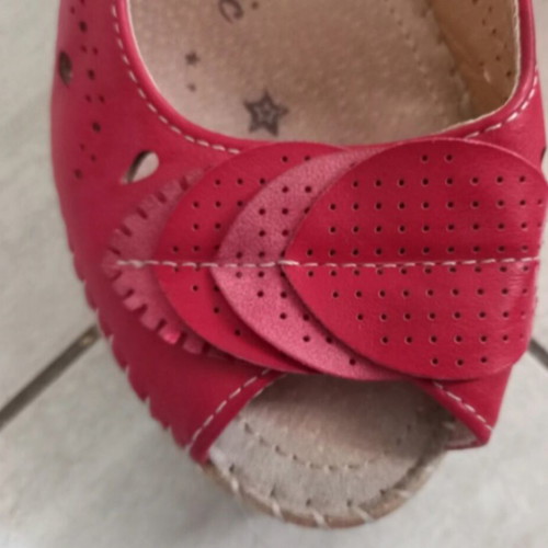 B-Soft sandals size 37 like new, red, anatomical