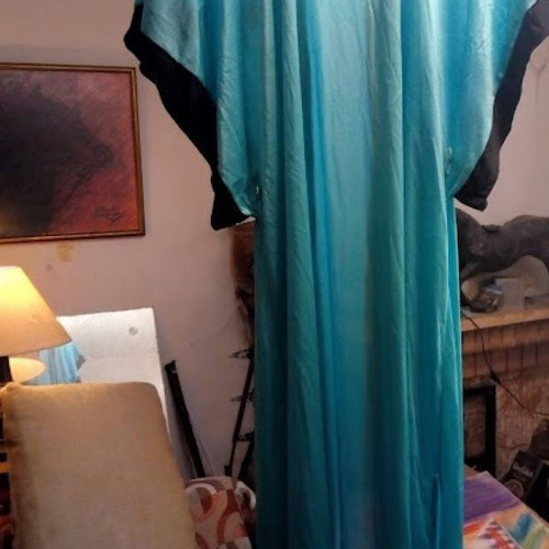 Roberta Lingerie Turquoise Sheer Robe used, one size large