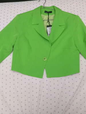 Short jacket new, size S, green