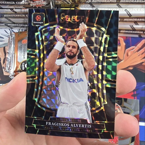 2025-26 Panini Select EuroLeague Fragiskos Alvertis 1/1 Panathinaikos Card new