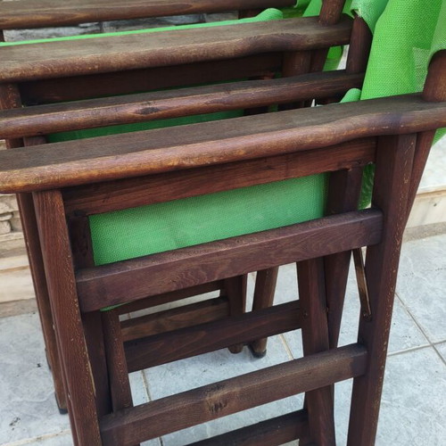Set of professional director chairs
