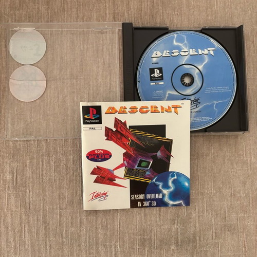 Descent PlayStation 1 game used, English version