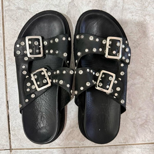 Exe women's black platform sandals size 38