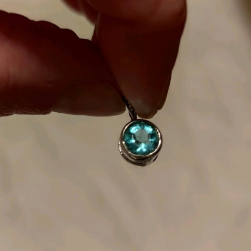 Blue pendant like new
