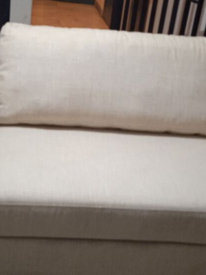 Two-seater sofa like new in beige color