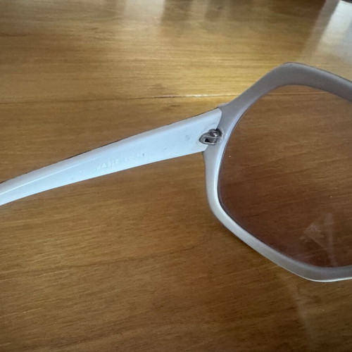 Betty Grable Oversized Zebra Sunglasses made in Italy like new