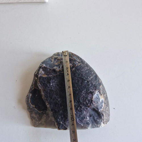 Raw purple agate stone new 922 grams
