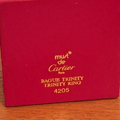 Cartier Trinity Ring Box used