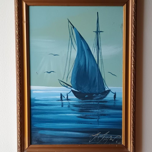Painting like new, 25 x 34.5 cm