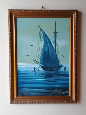 Painting like new, 25 x 34.5 cm
