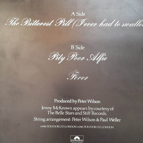 The Jam The Bitterest Pill vinyl record used, pop