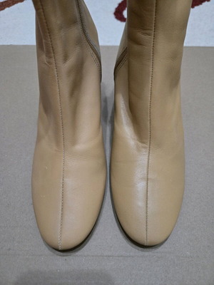 Zara ankle boots like new, beige, size 37