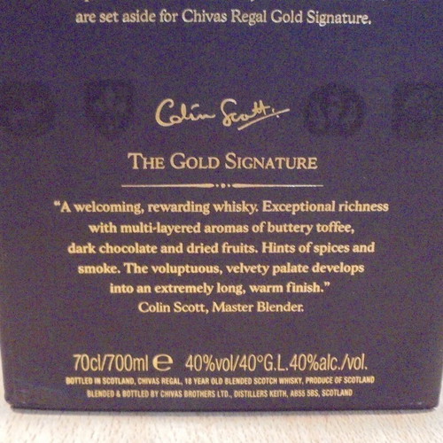 Chivas Regal 18 Years Scotch Whisky Empty Bottle Case Like New
